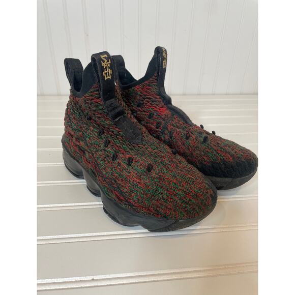 Nike LeBron 15 High BHM Flyknit Lightweight Sports Running Men’s Size 5.5 - Picture 7 of 7